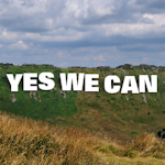 napis na wzgórzu yes we can